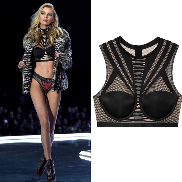 Balmain x VICTORIA'S SECRET Strappy High-neck Bra - Picture 1 of 5